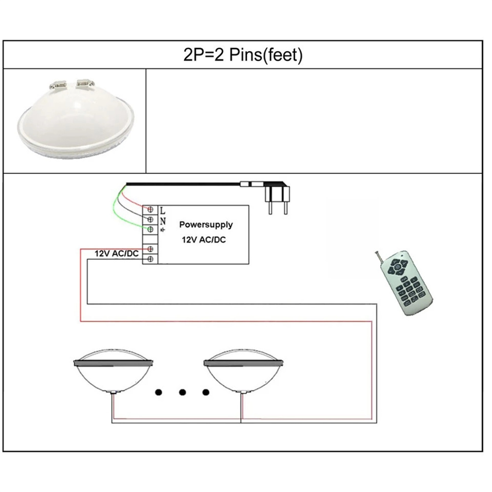 Lampu LED Bawah Air RGB 9W 12W - Xy Spa & Wellness George Town ulasan dan harga